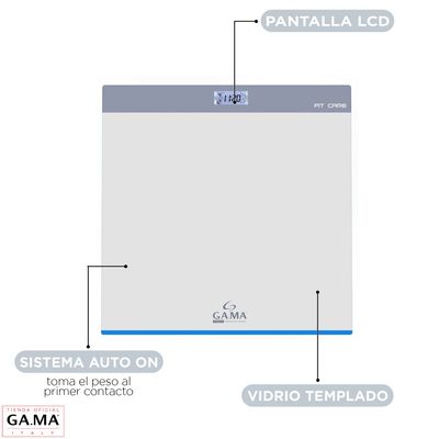Imagen 2 del producto Balanza Fit Care Vidrio Templado Digital 150K Pesa Baño