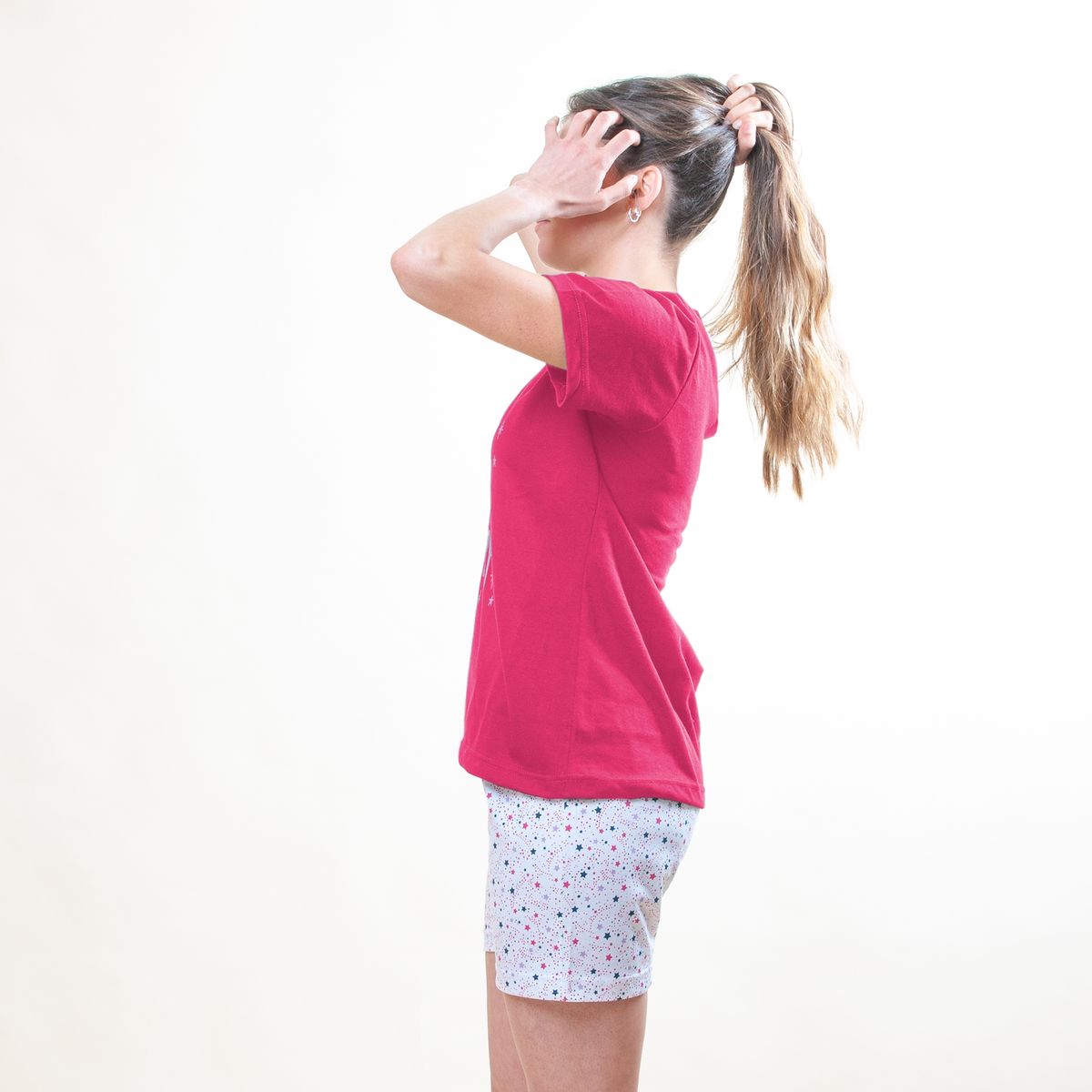 KARMY - PIJAMA ALGODÓN CORTO MUJER ESTAMPADO