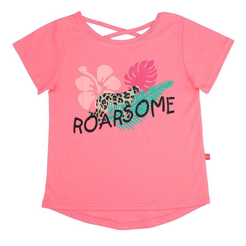 BUBBLE GUMMERS - POLERA NIÑA BUBBLEGUMMERS ELEVATED NATURE PINK