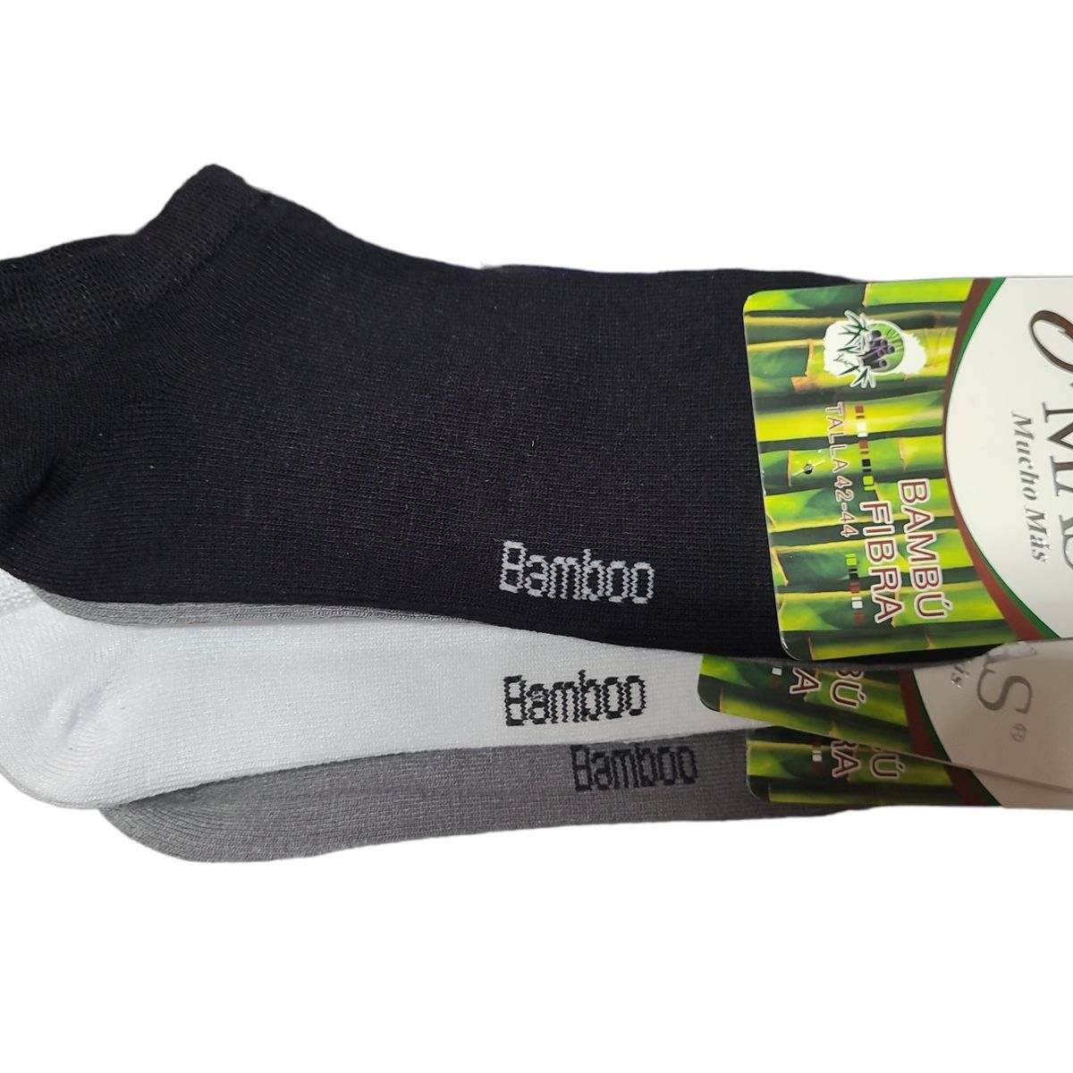 GARSIL - Calcetas Tobilleras  Para Hombre Con Fibra De Bambu - Docena