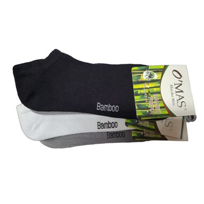 Imagen 2 del producto 6 Pares De Calcetas Tobilleras Para Hombre Con Fibra De Bambu