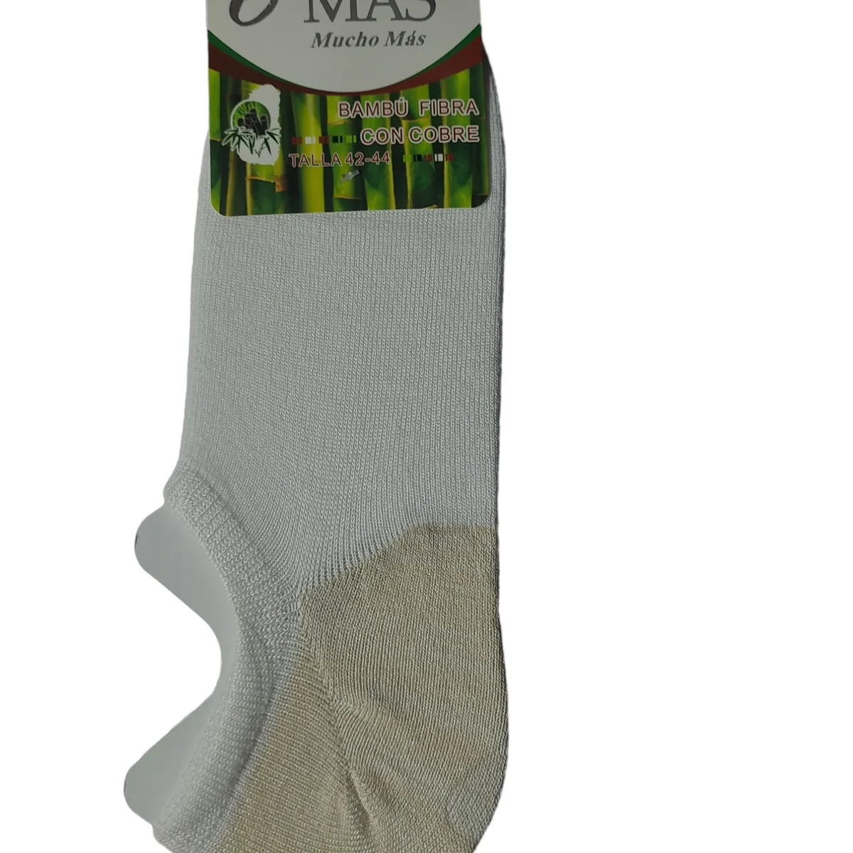 GARSIL - 6 Pares De Calcetas Tobilleras  Cortas Con Bambu y Cobre Para Hombre