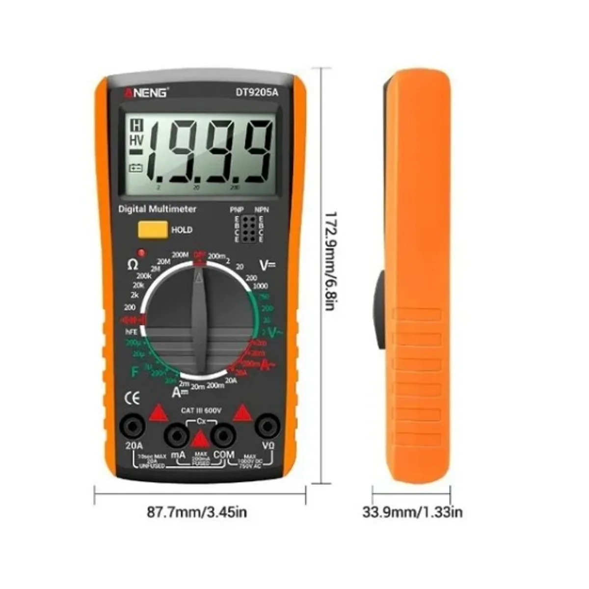 OFERTABKN - Multimetro Digital Lcd Dt9205a