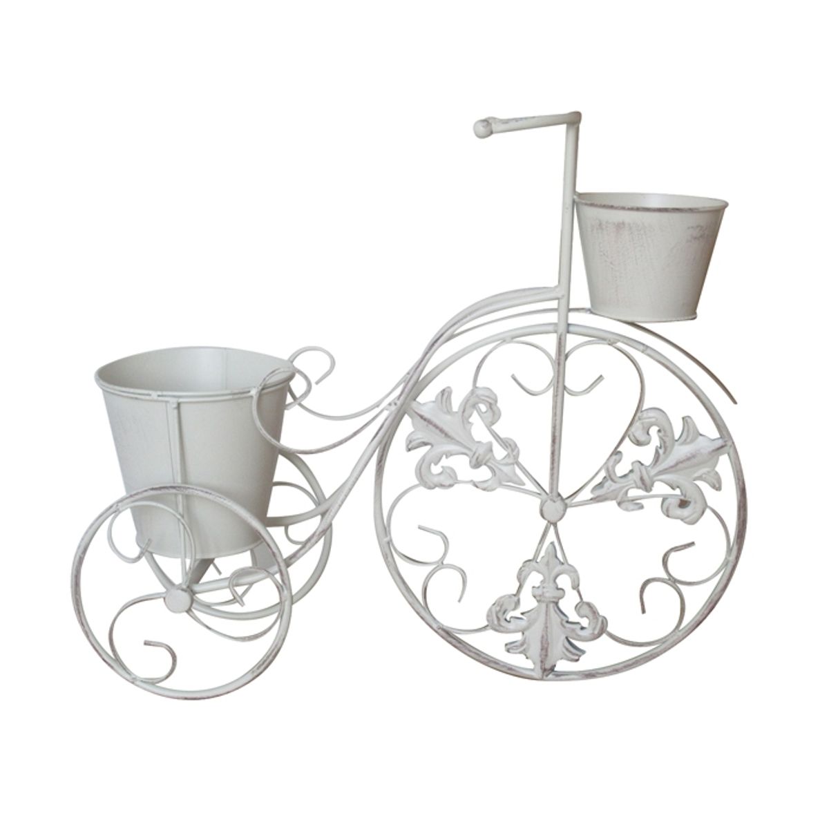 GENERICO - PLANTERO PROVENZAL TRICICLO (55 x 18 x 47 cm)