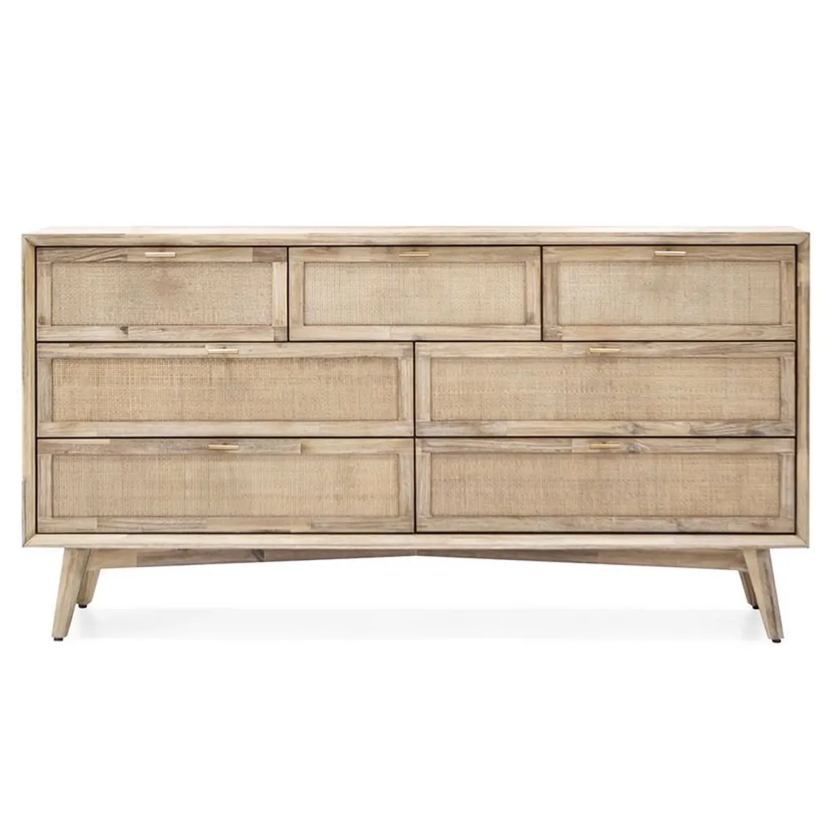 ROSEN - Cómoda Rosen Halsey Madera-Rattán