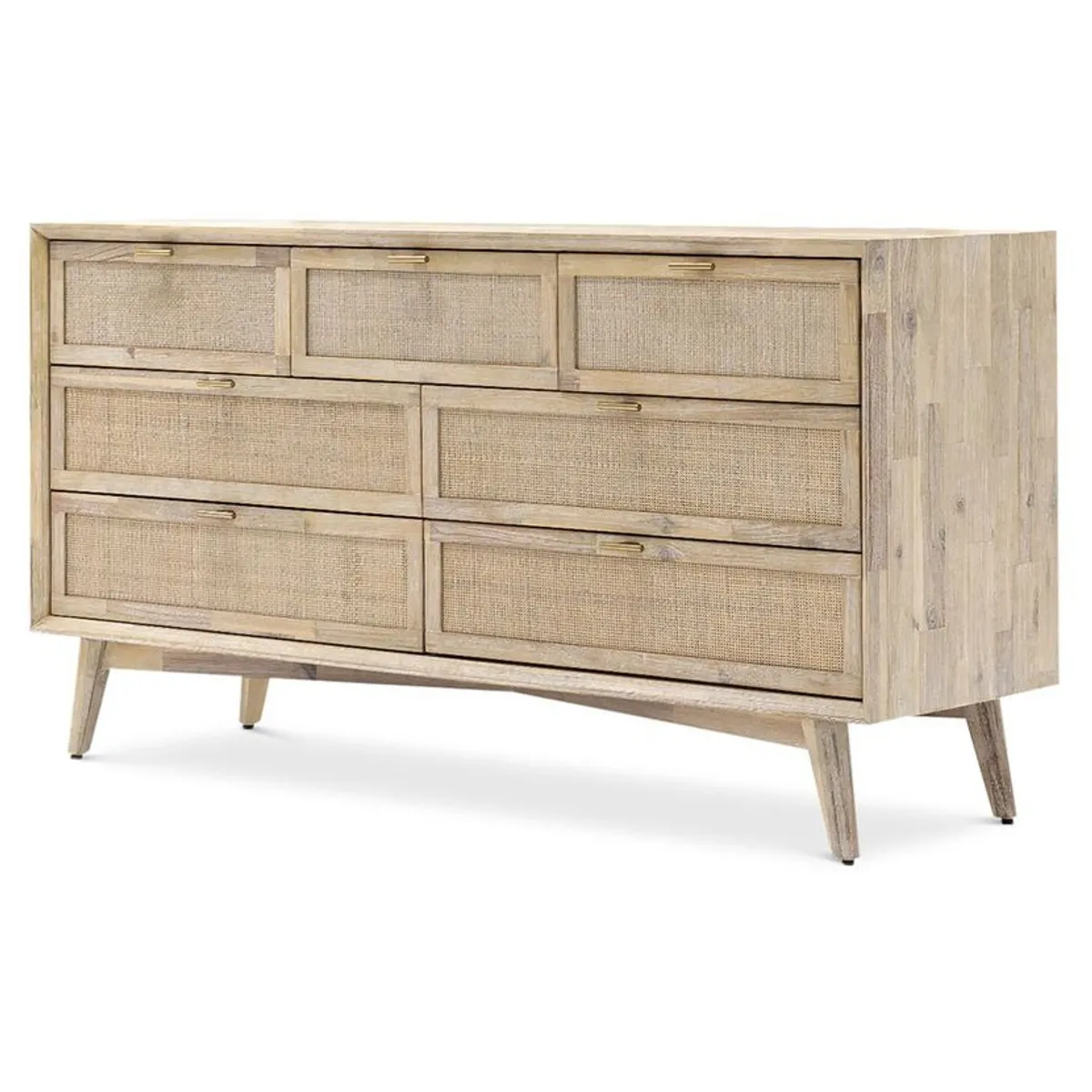 ROSEN - Cómoda Rosen Halsey Madera-Rattán