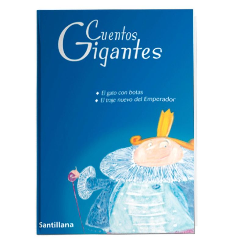 TOP10BOOKS - Libro CUENTOS GIGANTES: EL GATO CON BOTAS Y EL TRAJE NUEVO DEL EMPERADOR