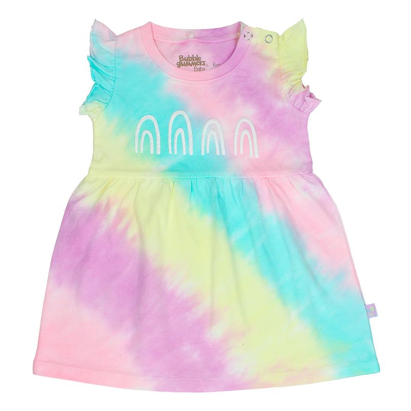 BUBBLE GUMMERS - VESTIDO BEBÉ BUBBLEGUMMERS ELEVATED NATURE MULTICOLOR
