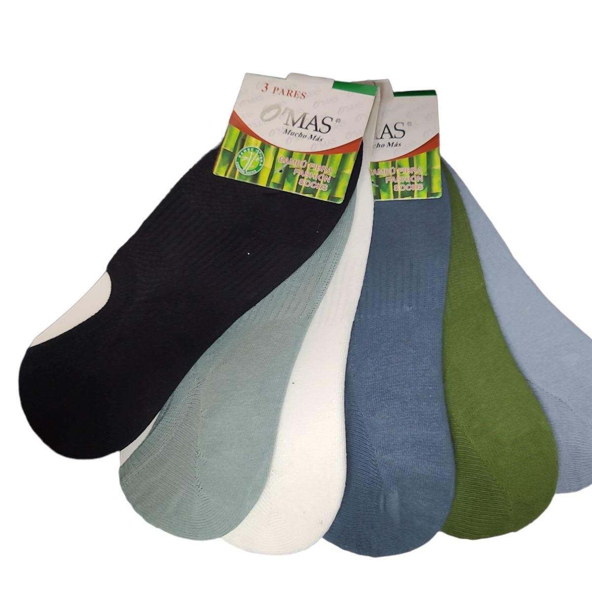 GARSIL - 12 Pares De Calcetas Tobilleras Cortas Con Algodon y Bambu Para Hombre