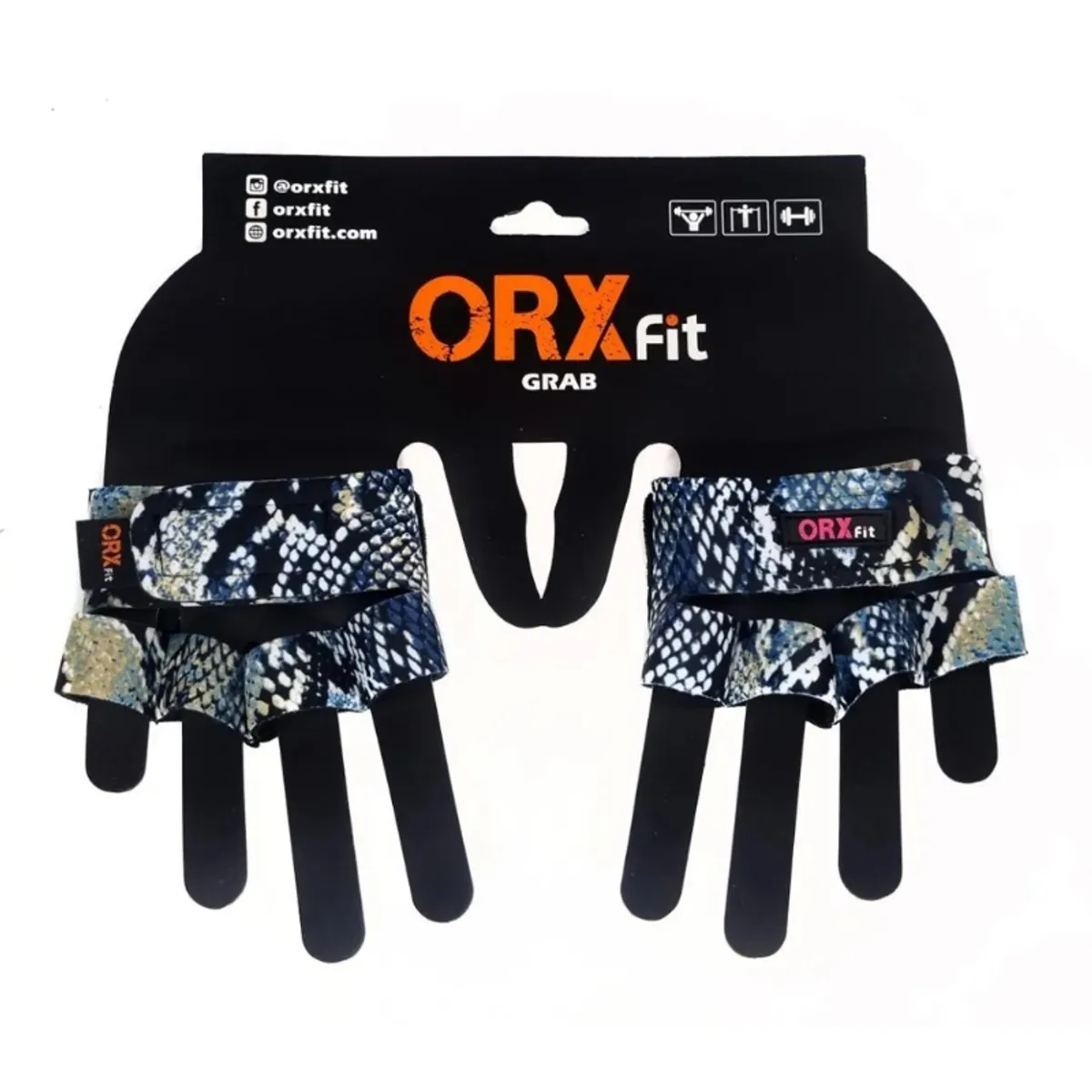 ORXFIT - Guantes Pesas Grabs - Blue Snake - ORXFIT - Mujer