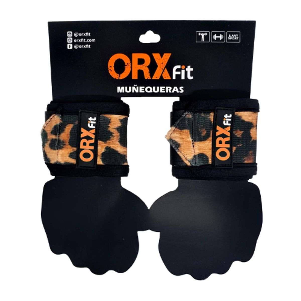 ORXFIT - MUÑEQUERAS LEOPARD - ORXFIT