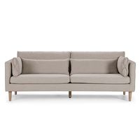 Sofá Vesterbro 3 Cuerpos Tela Tostado