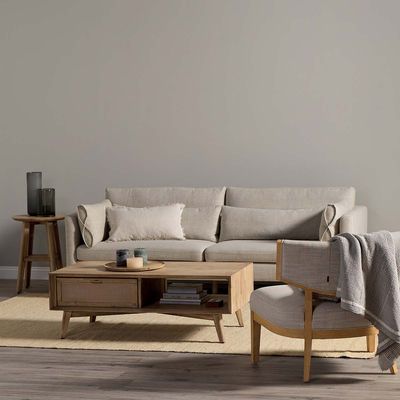 Imagen 2 del producto Sofá Vesterbro 3 Cuerpos Tela Tostado