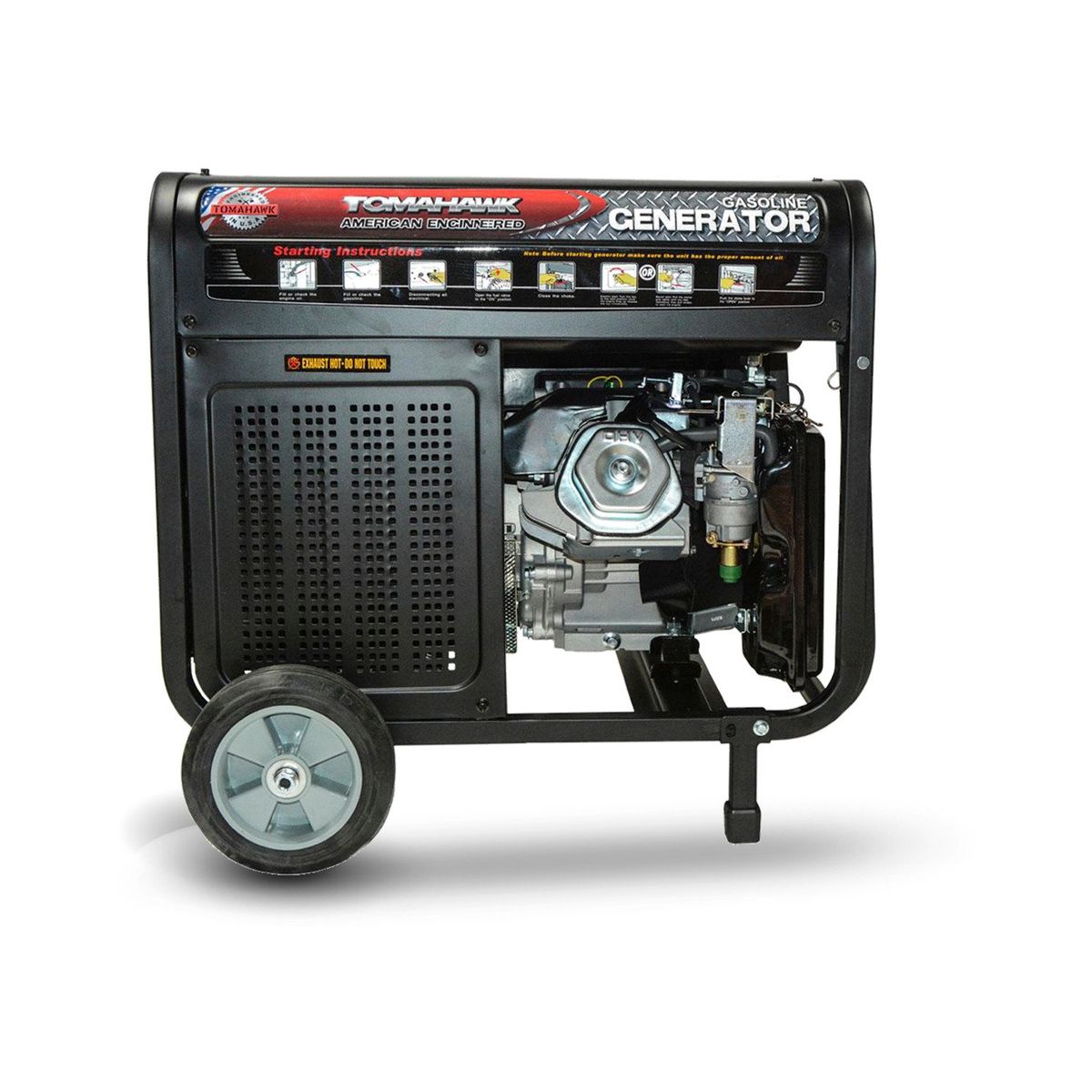 TOMAHAWK POWER - Generador 8Kva Tomahawk Power TG8000 PARTIDA MANUAL.
