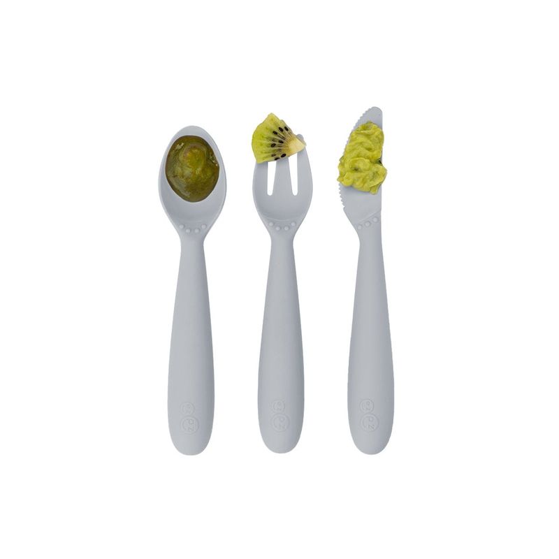 EZPZ - Set de Cubiertos Happy Azul Ezpz