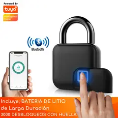 D MOTICA - Candado De Seguridad Inteligente Huella Dactilar Inalámbrico
