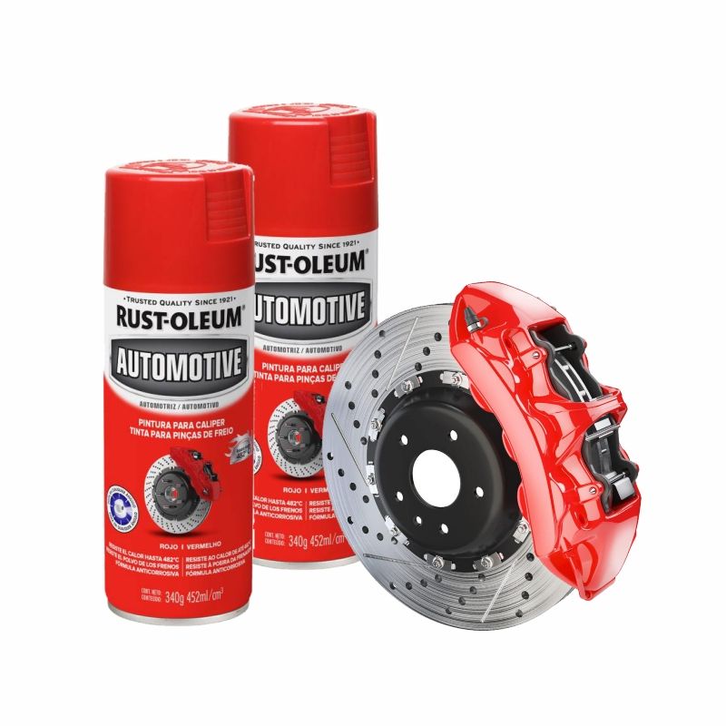 RUST OLEUM - Pinturas Alta Temperatura Para Caliper Rojo Rust-oleum 452ml
