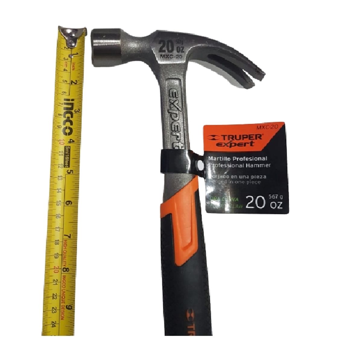 TRUPER - Martillo Carpintero 20 Oz Truper con mango metálico