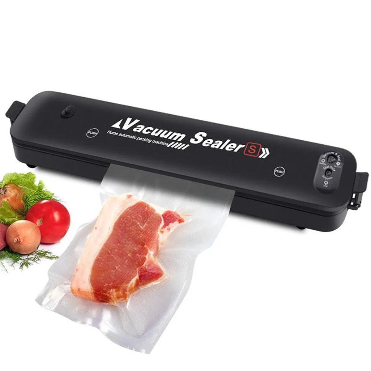 GENERICO - Maquina Selladora Al Vacío Alimentos Sellador  Bolsas