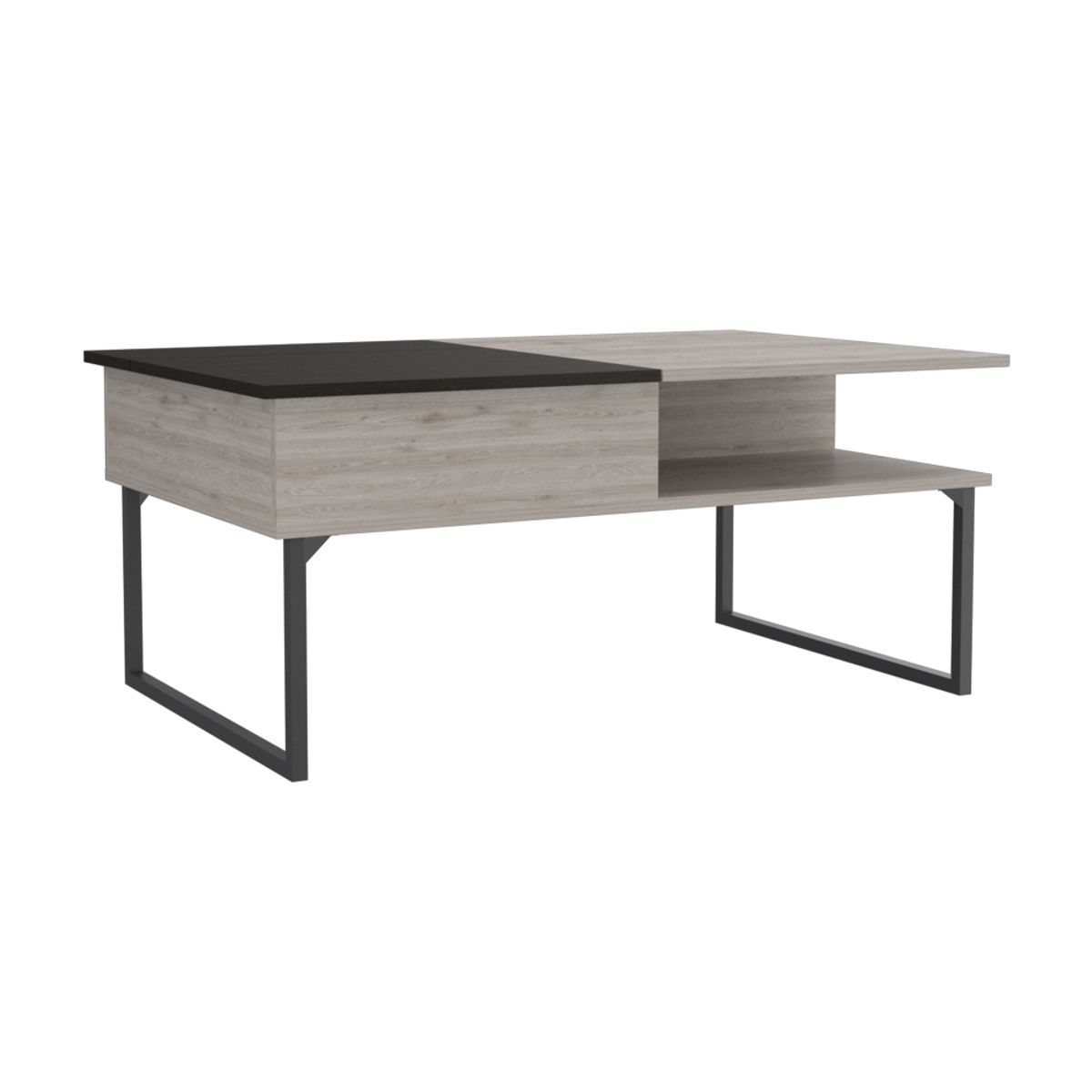FMFURNITURE - Mesa Funcional Extensible - Gris 45.7x105.1x66 cm