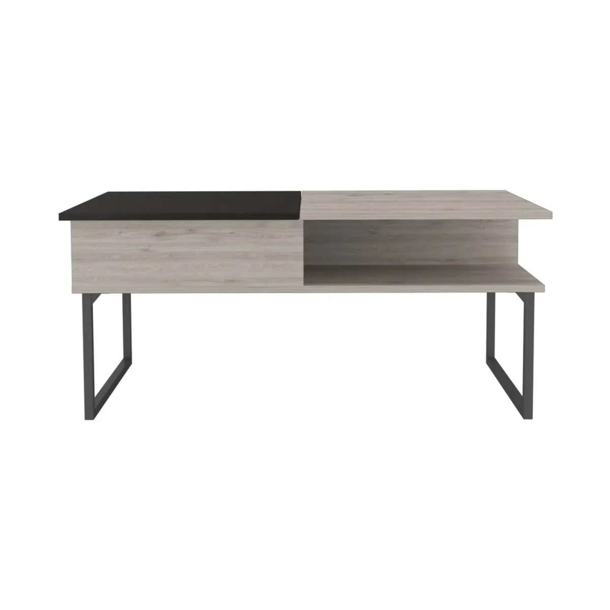 FMFURNITURE - Mesa Funcional Extensible - Gris 45.7x105.1x66 cm