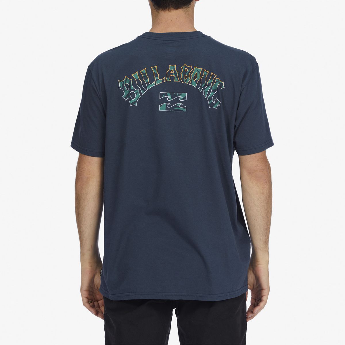 BILLABONG - Polera M/C Hombre Arch Fill M Tees Azul BILLABONG