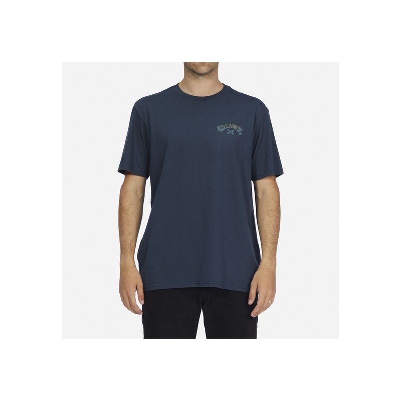 BILLABONG - Polera M/C Hombre Arch Fill M Tees Azul BILLABONG