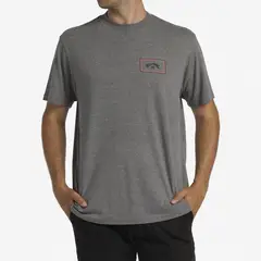 BILLABONG - Polera M/C Hombre Arch Block M Tees Gris