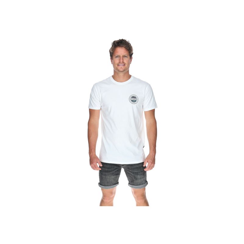 BILLABONG - Polera M/C Hombre Rotor Ss Blanco BILLABONG