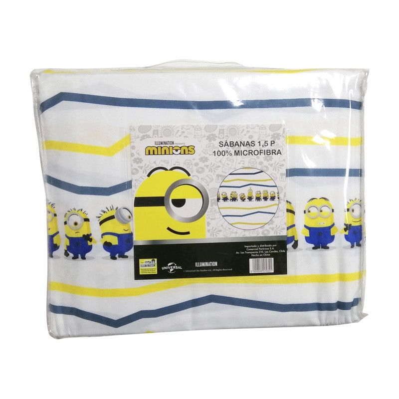 MINIONS - Juego Sabanas MINIONS 1,5 P