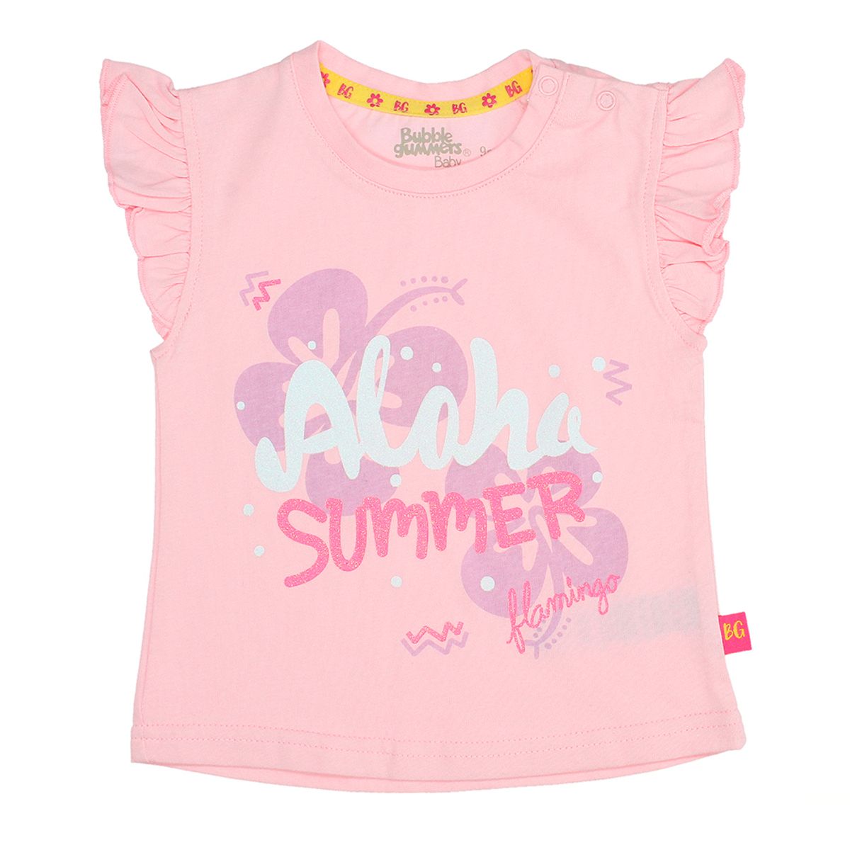 BUBBLE GUMMERS - POLERA BEBÉ BUBBLEGUMMERS ELEVATED NATURE PINK
