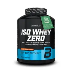 BIOTECH USA - Iso Whey Zero 5 Libras Biotechusa - SALTED CARAMEL - 90 Serv