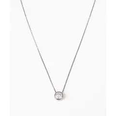 AMELIE FERRAND - Collar Punto de Luz ANNE Plata 925 Rodinada.
