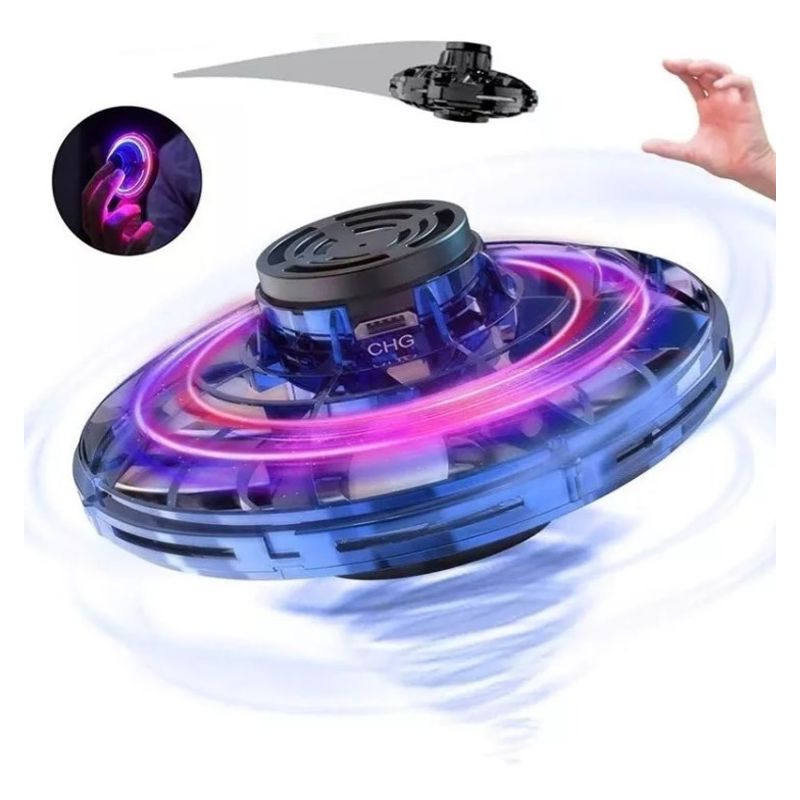 GENERICO - Spiner Volador Fly Nova Mini Dron Fidget Luces Juguete Niño