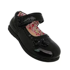 GENERICO - Zapato Infantil Niña Charol Fiestas Navidad Bautizos Negro 7001
