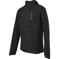 FOX - Chaqueta Cortavientos Bicicleta Pullover Negro