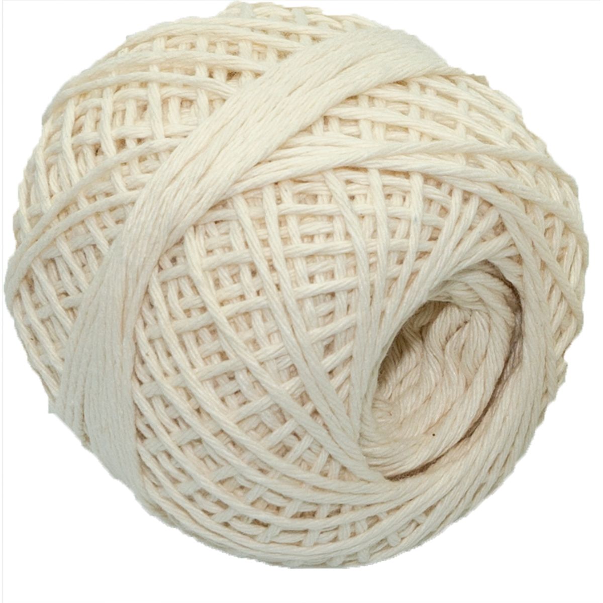 GENERICO - Hilo algodón virgen 75gr 5 hebras pitilla 100% natural cruda