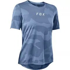 FOX - Polera Bicicleta Mujer Ranger Drirelease Azul