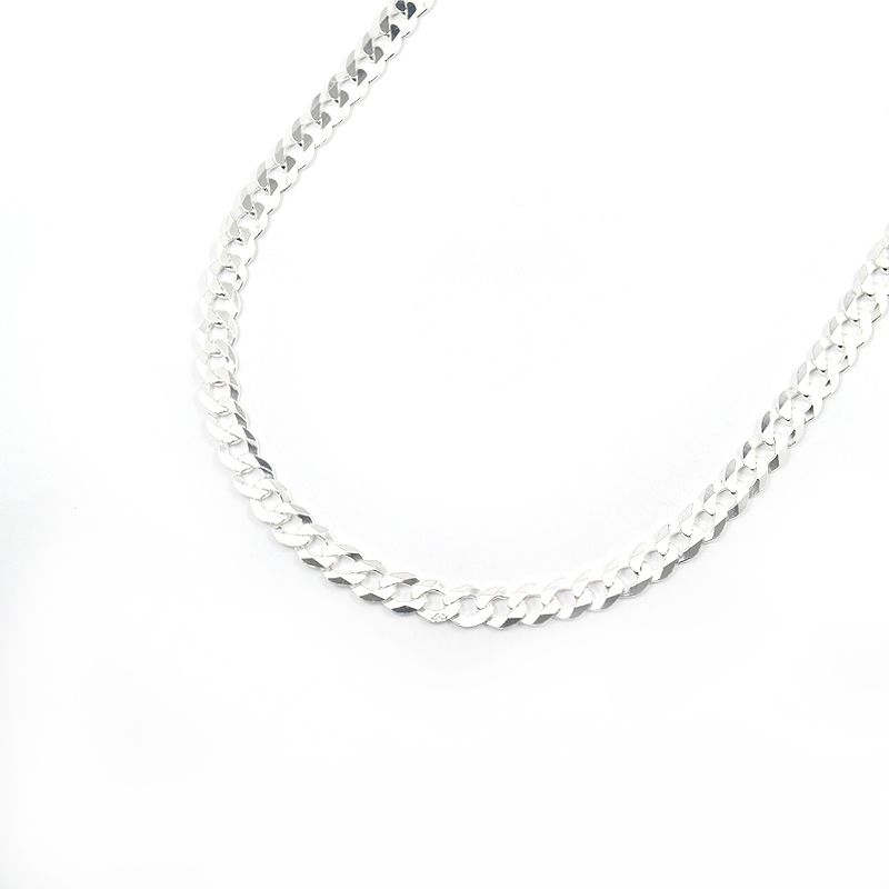 ROSETT - Cadena Groumet Plata Ley 925