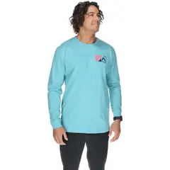 RVCA - Polera M/C Hombre Shifted Ls Azul