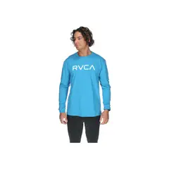 RVCA - Polera M/C Hombre Big Ls Azul