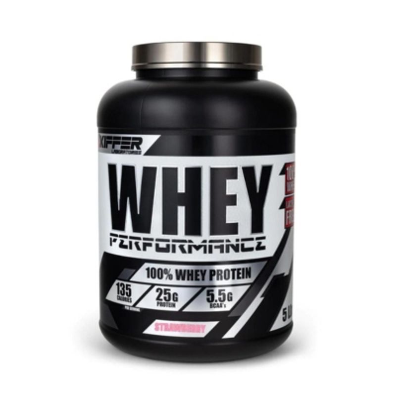 KIFFER - 100% WHEY PERFOMANCE - KIFFER - 5 LIBRAS FRUTILLA