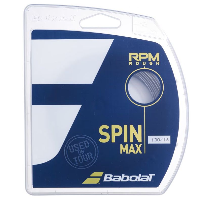 BABOLAT - CUERDA TENIS BABOLAT RPM ROUGH 12 MTS - 1.30 (NEGRO)