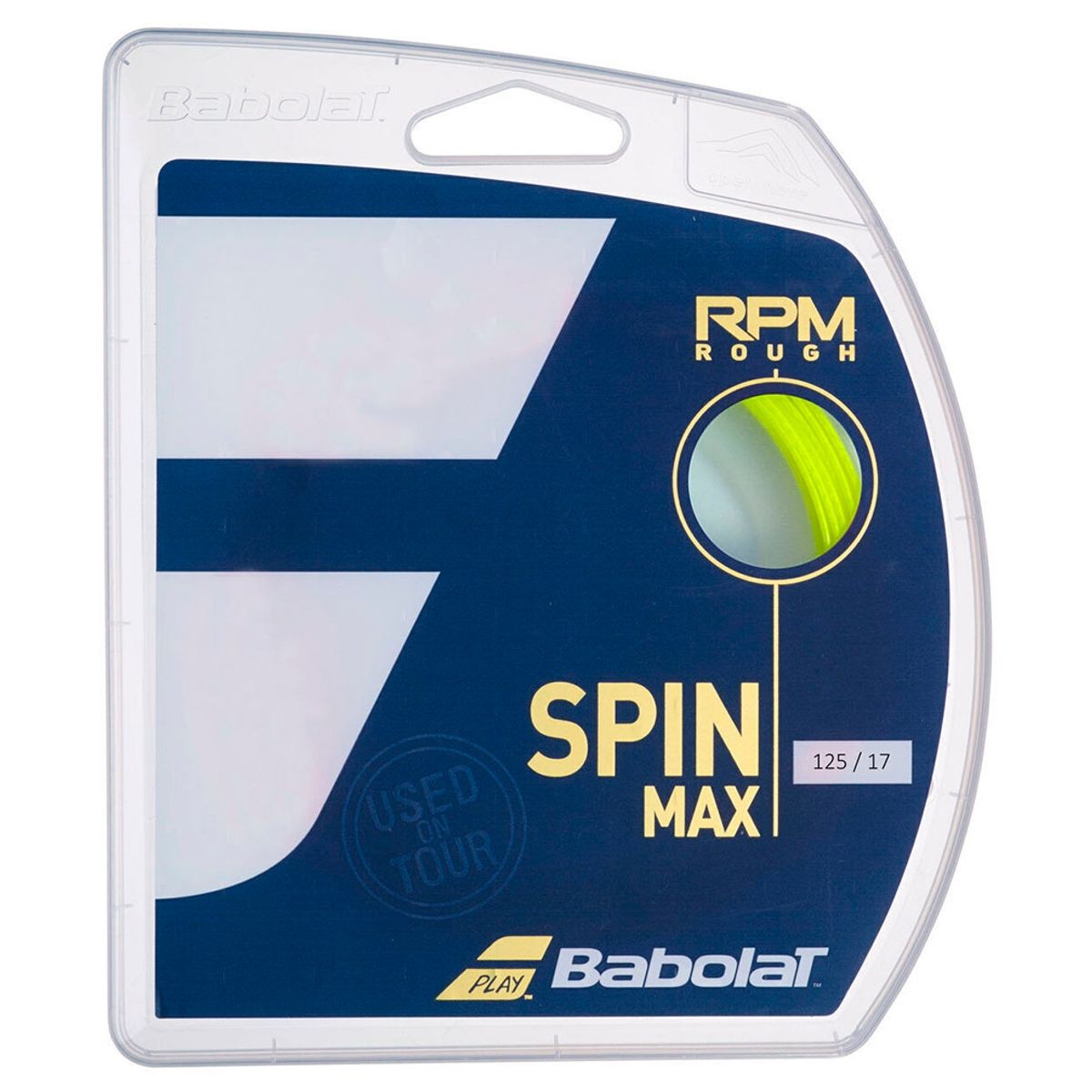 BABOLAT - CUERDA TENIS BABOLAT RPM ROUGH 12 MTS - 1.25 (AMARILLO)