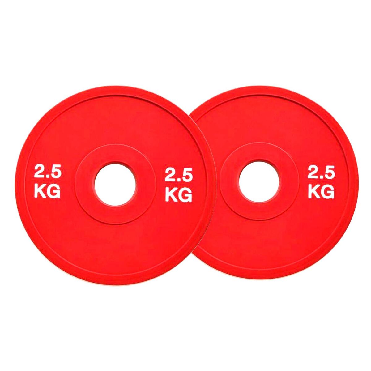 BASKO FITNESS - Discos Olimpicos 2.5 Kg Par Fraccionados