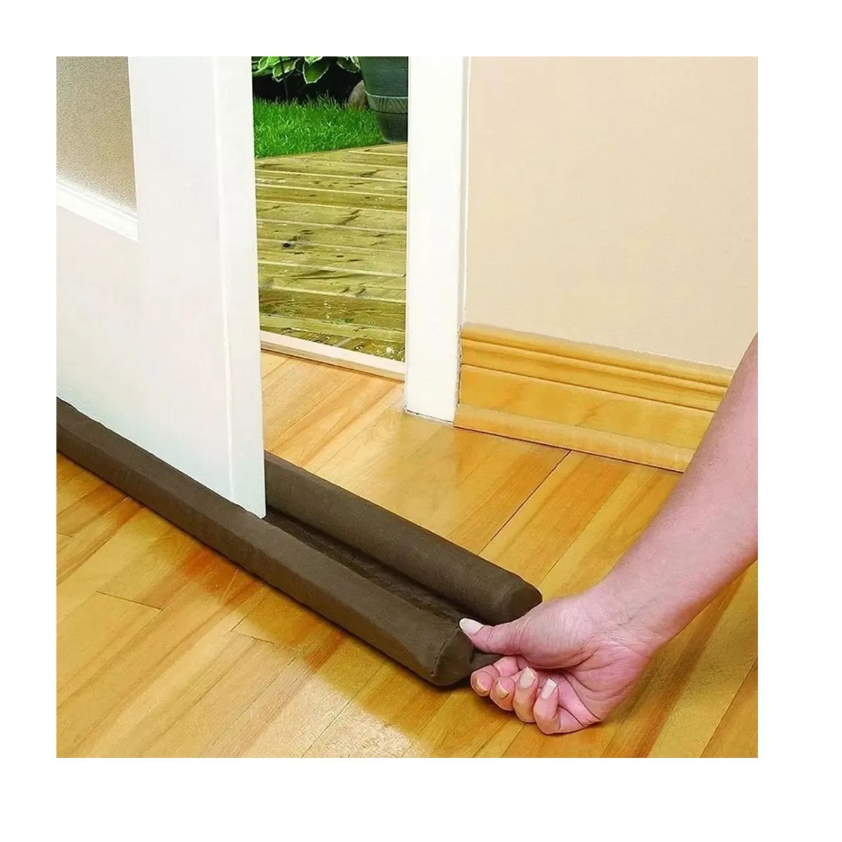 LOOK SHOP - Protector Doble Aislante De Frío Polvo Para Puertas Ventanas