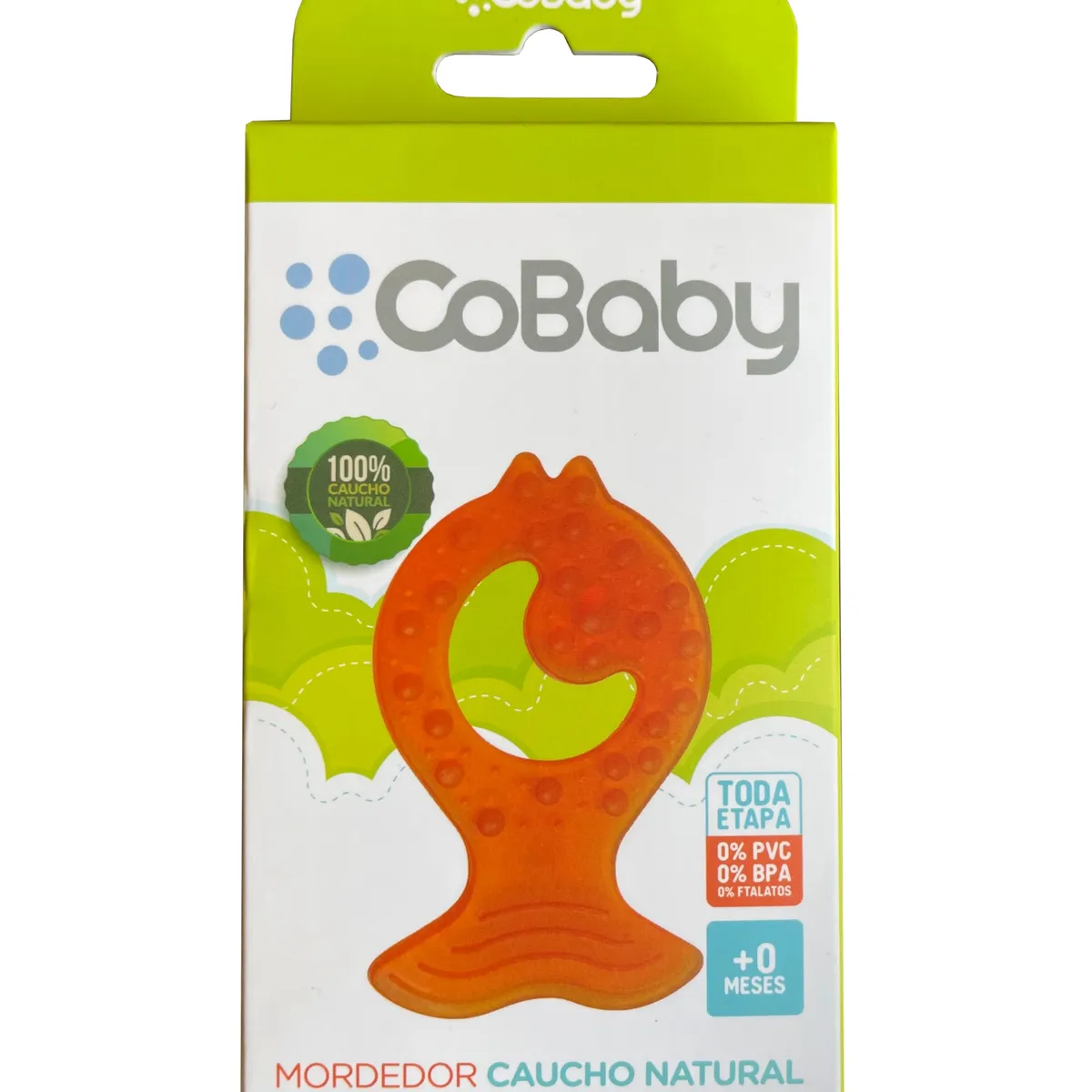 COBABY - PACK 2 MORDEDOR CAUCHO NATURAL FISH COBABY