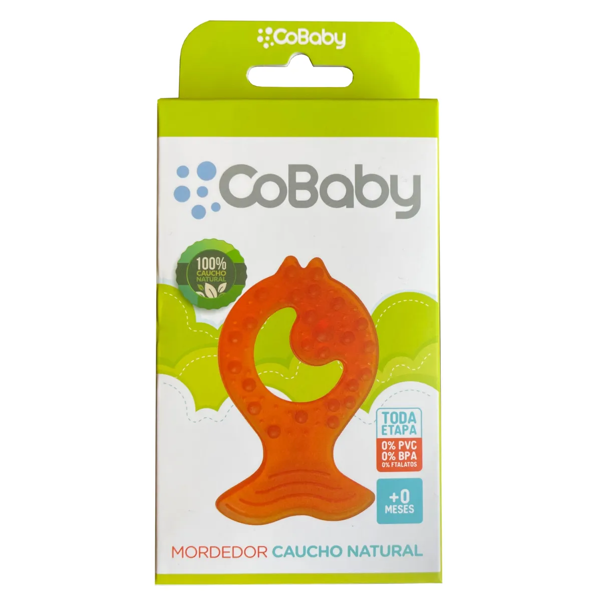 COBABY - PACK 2 MORDEDOR CAUCHO NATURAL FISH COBABY