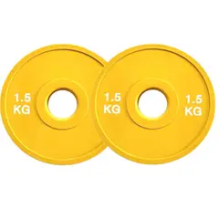 BASKO FITNESS - Discos Olimpicos 1.5 Kg Par Fraccionados