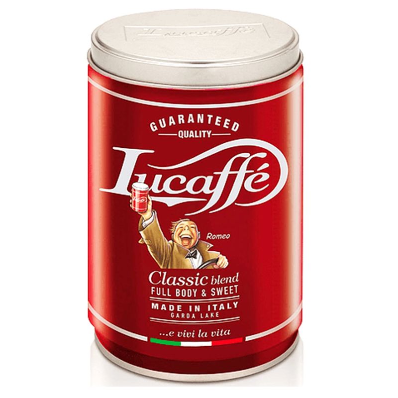LUCAFFE - Café Lucaffe Italiano Classic Grano Molido Lata De 250 Gr